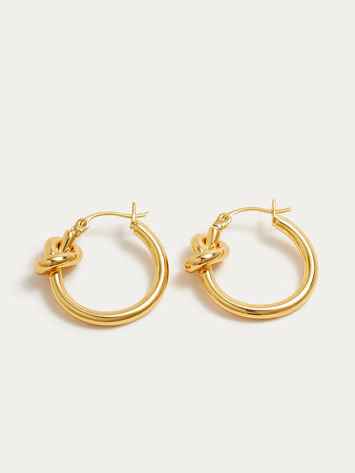 Knotted Hoop Earrings