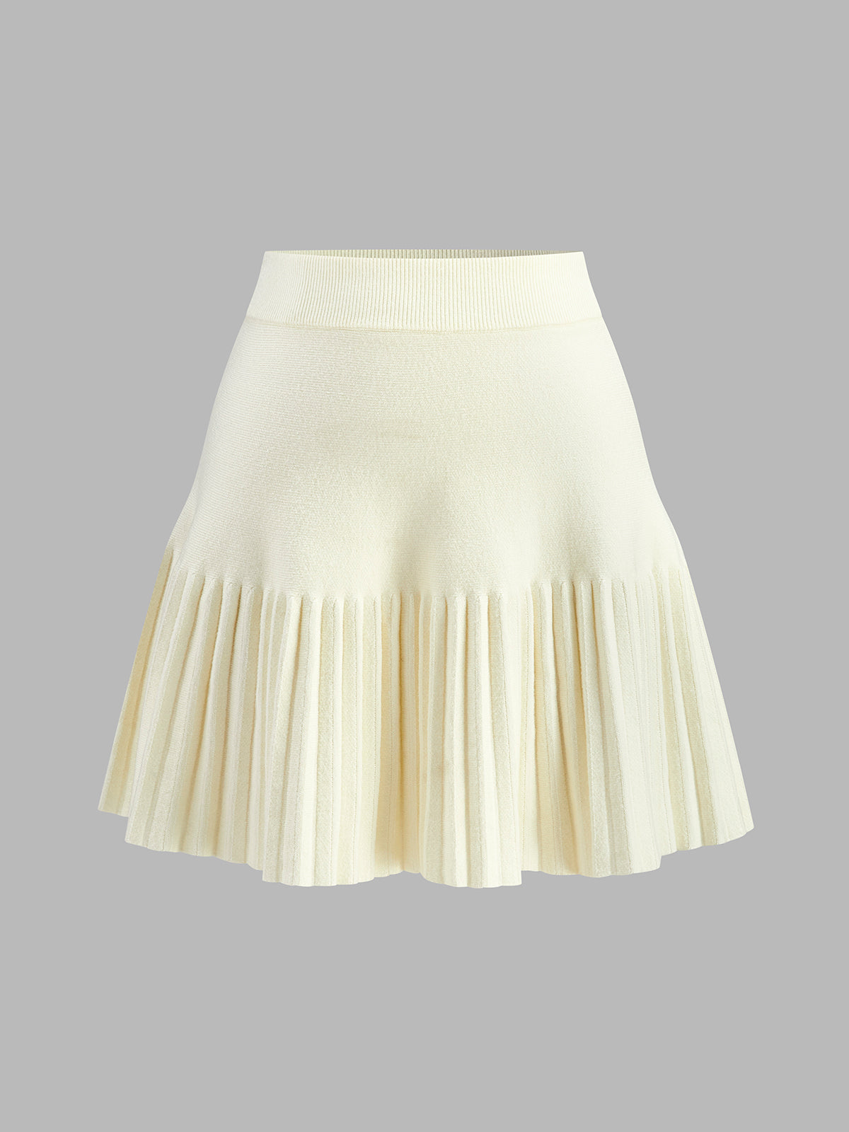 Elegant Umbrella-Shape Knit Skirt