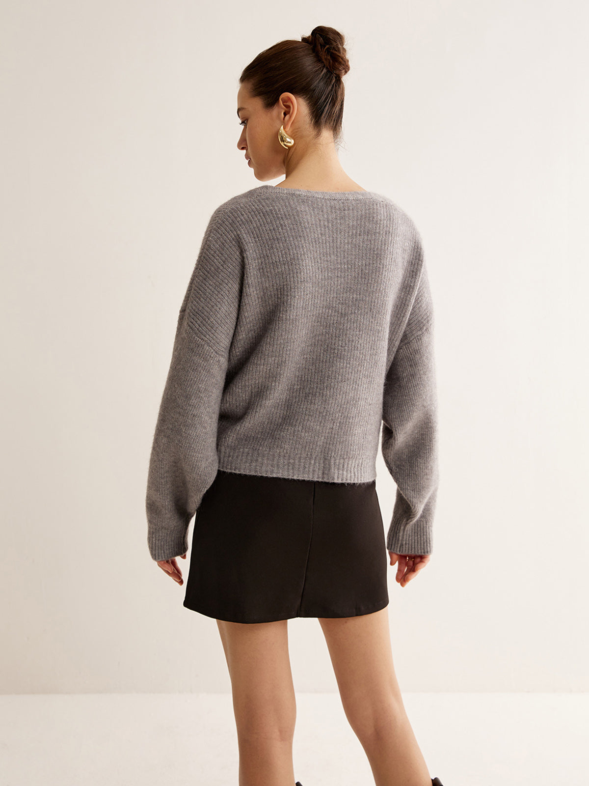 Ribbed Button Sweater Co-ord