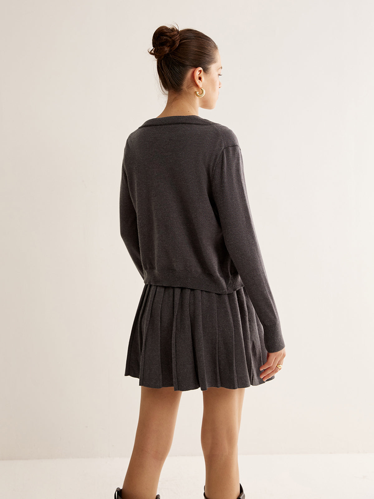 Utility Knit Three-Piece Skirt Set