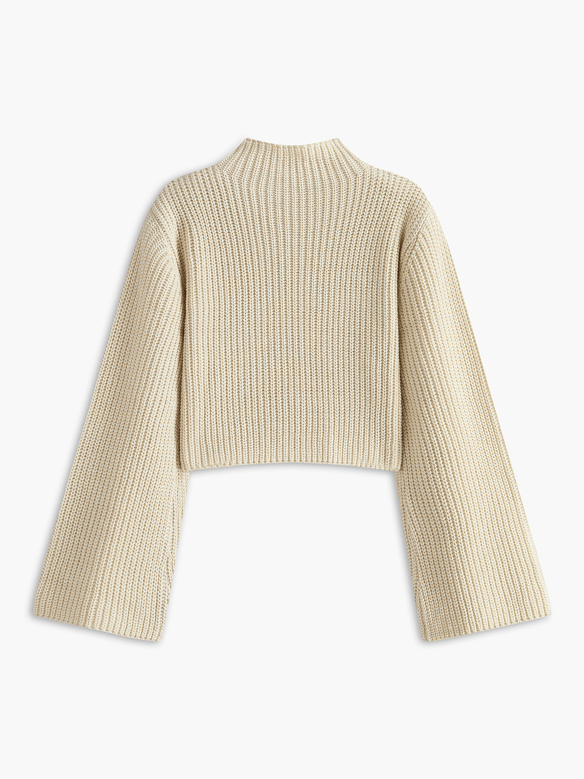 Bell Sleeve Crop Shift Sweater