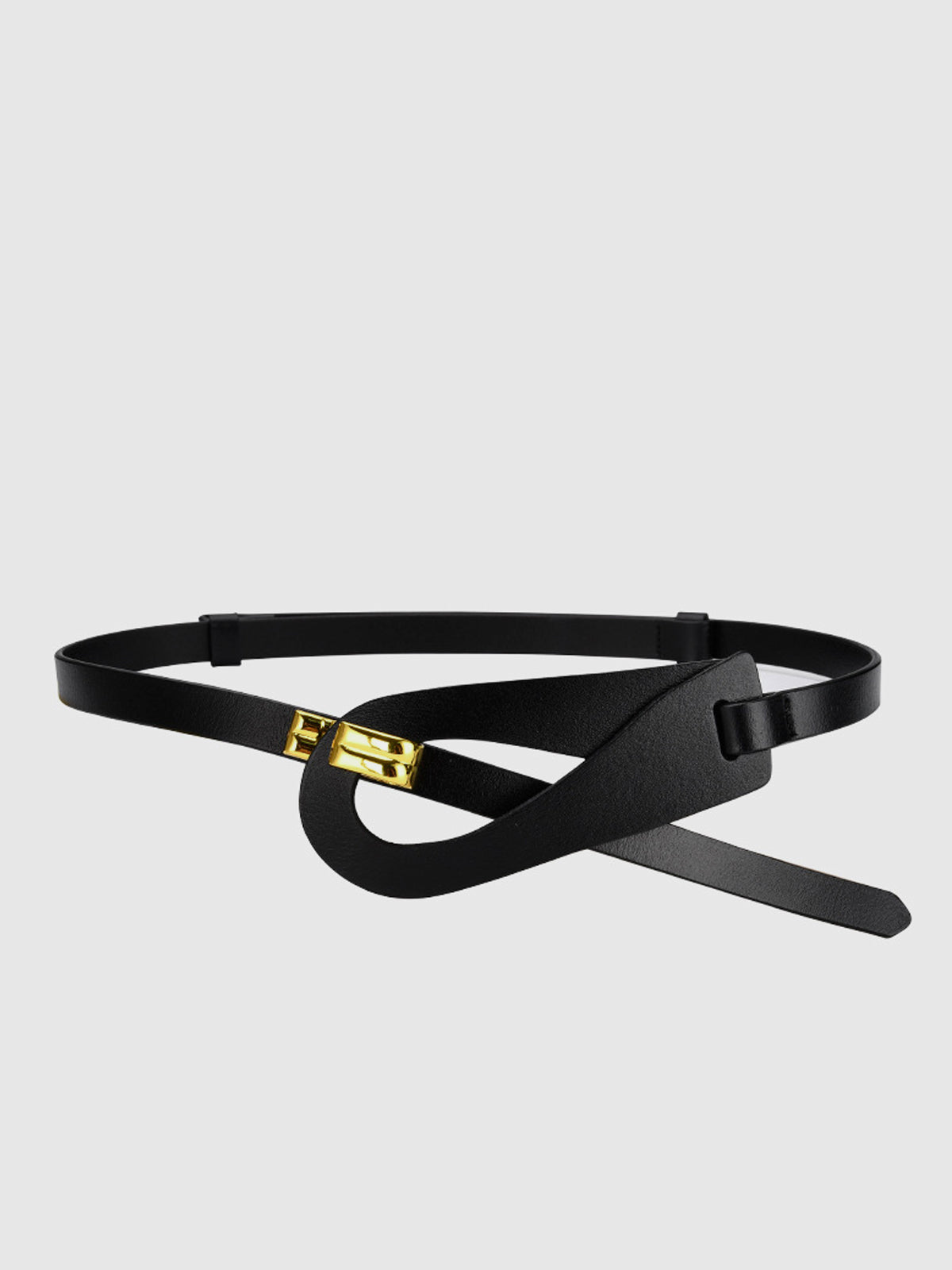 Irregular Hollow Leather Belt