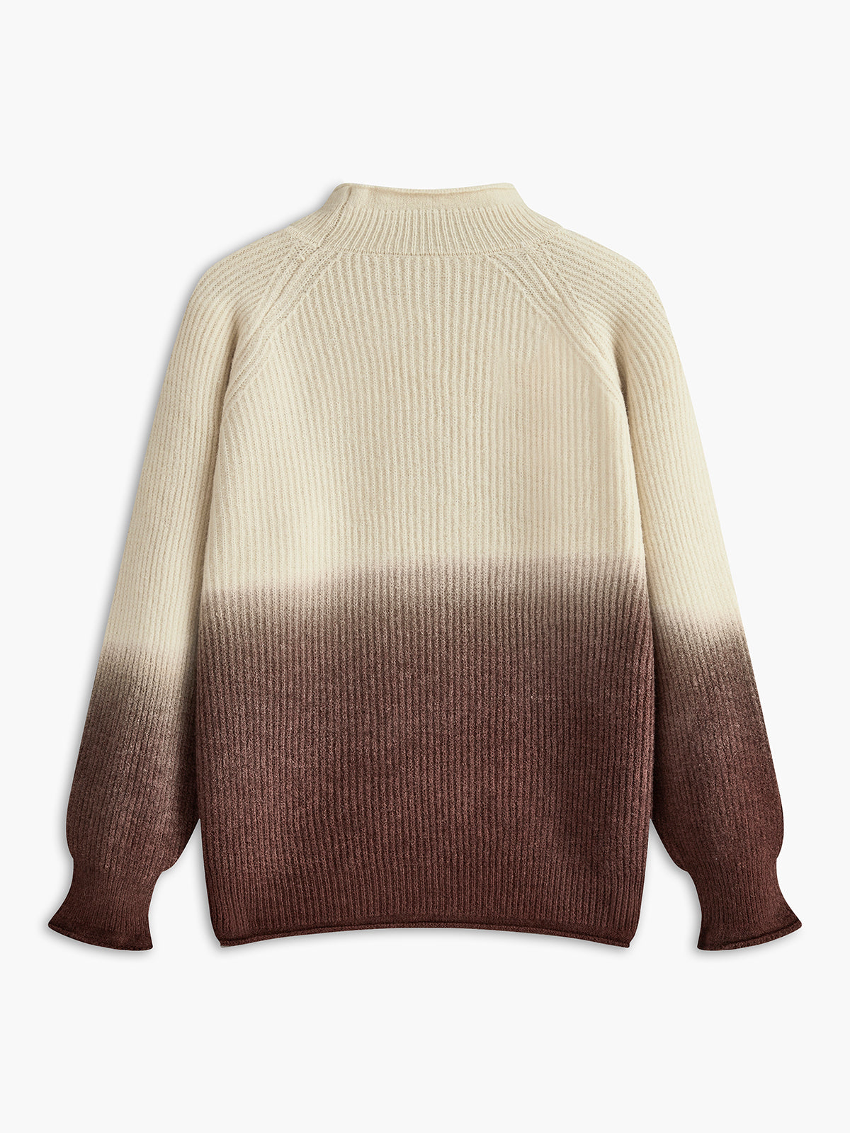 Color Block Ribbed Sweater