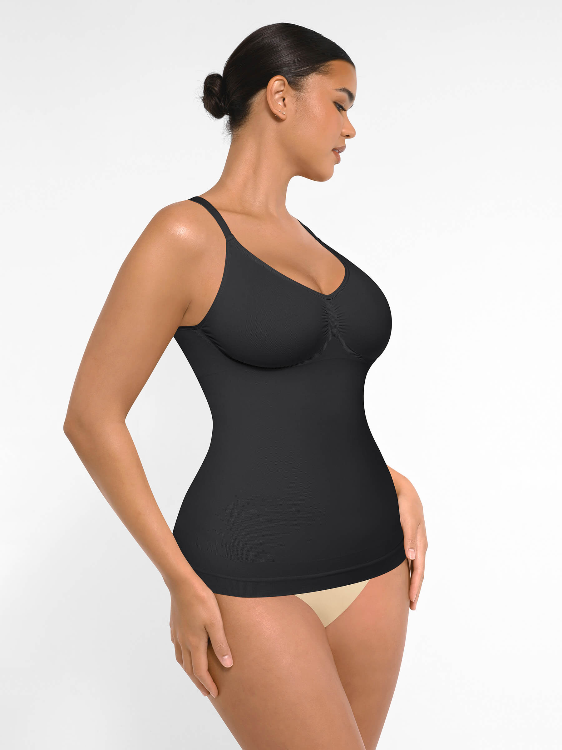 Hej Curve| Byststöd Midja och Buk Kontroll Formande Tanktop