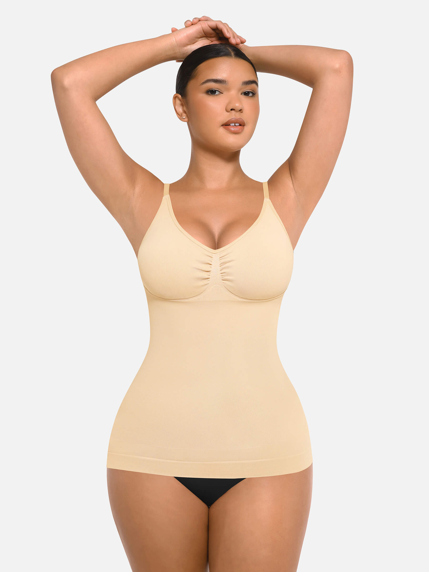 Hej Curve| Byststöd Midja och Buk Kontroll Formande Tanktop