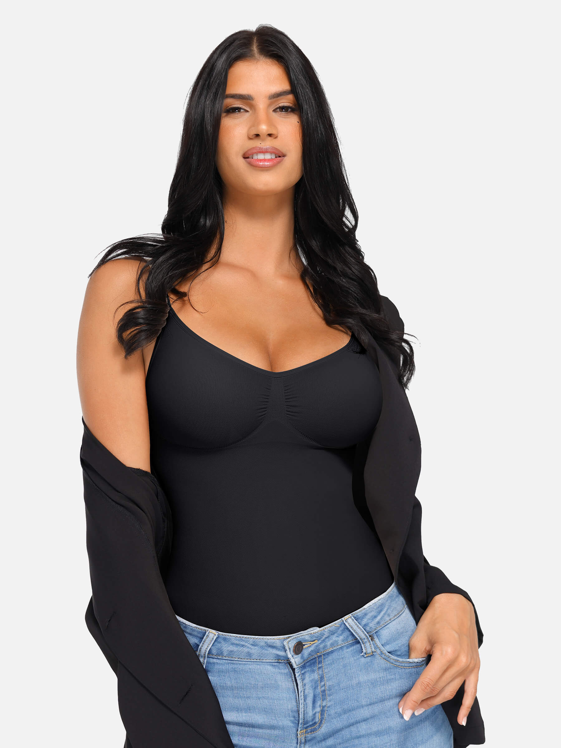 Hej Curve| Byststöd Midja och Buk Kontroll Formande Tanktop Vest