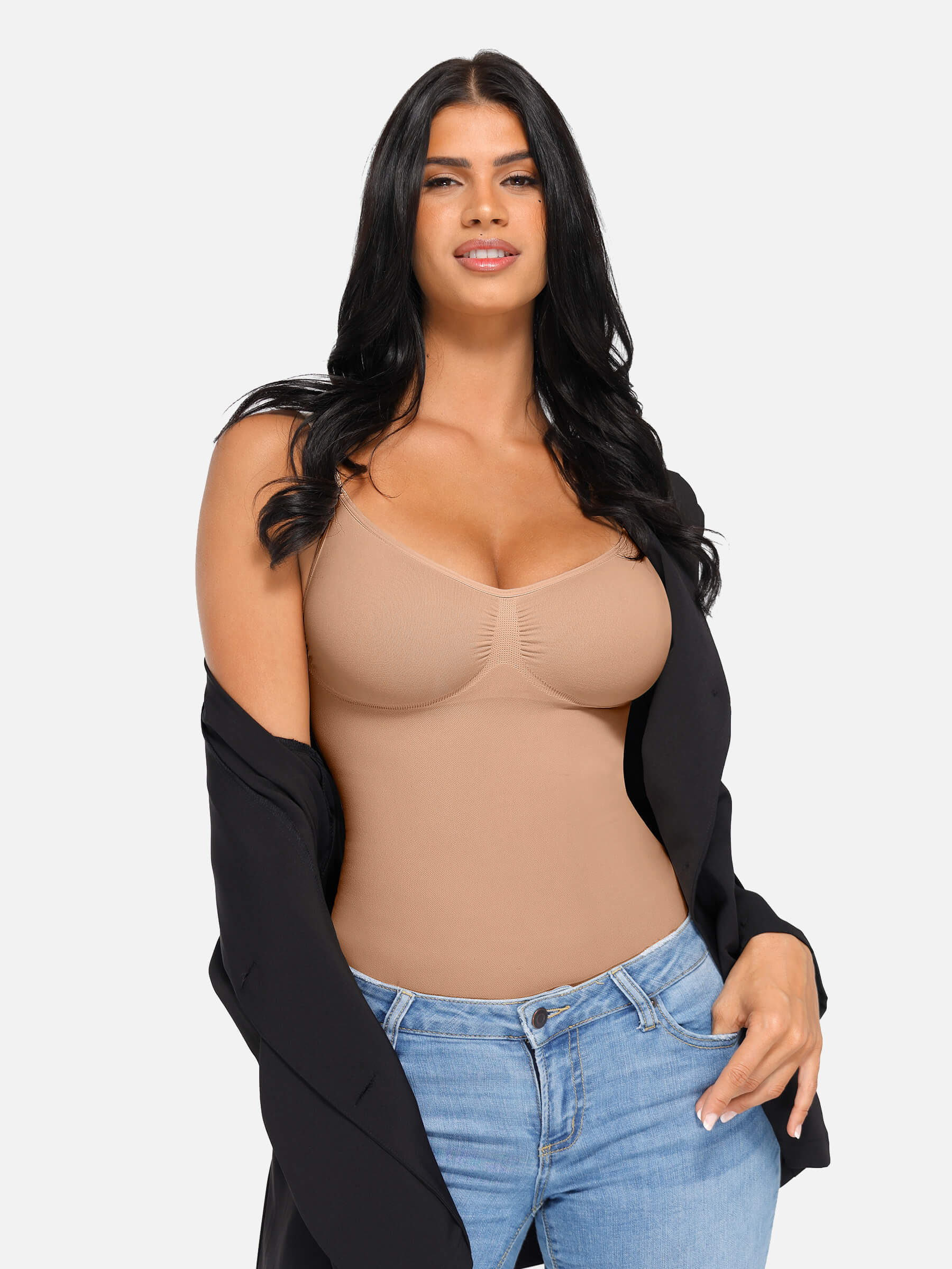 Hej Curve| Byststöd Midja och Buk Kontroll Formande Tanktop Vest