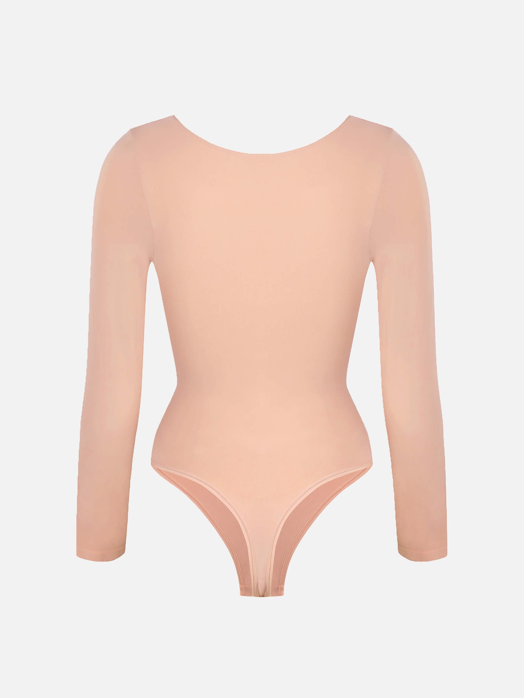 Hej Curve| Sömlös långärmad bröststöd magekontroll tanga bodysuit