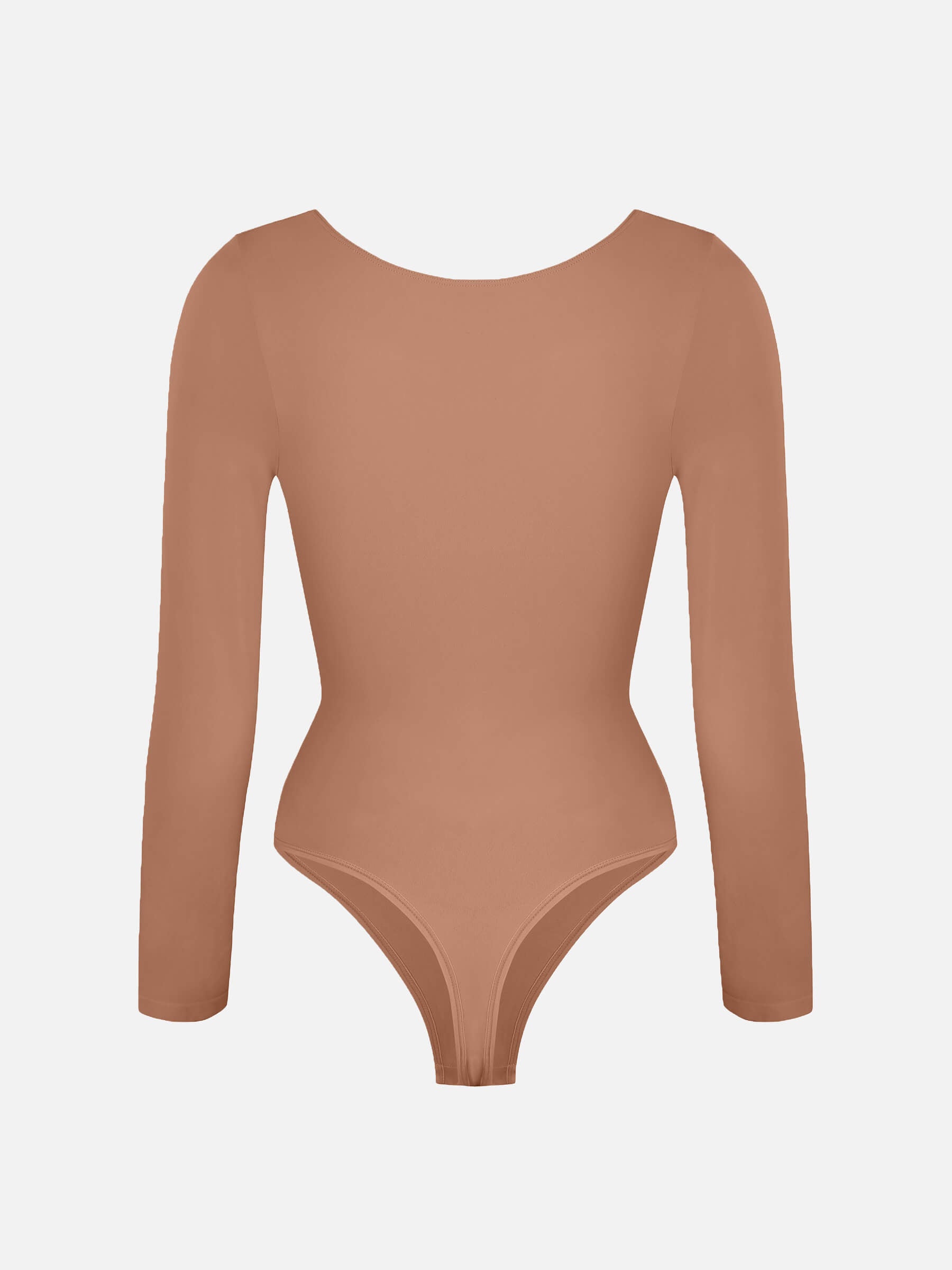 Hej Curve| Sömlös långärmad bröststöd magekontroll tanga bodysuit