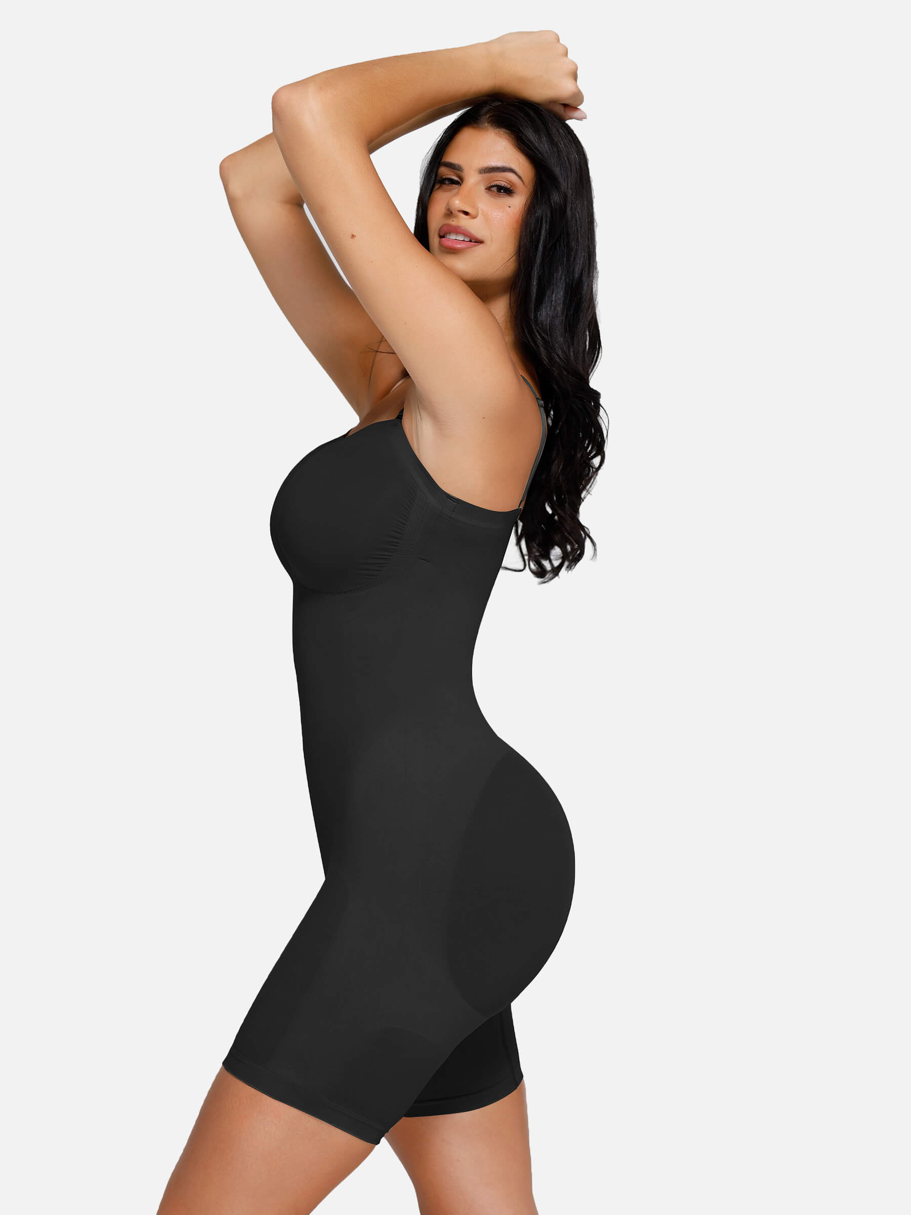 Hej Curve| Sömlös Strapless Bodysuit med avtagbara remmar