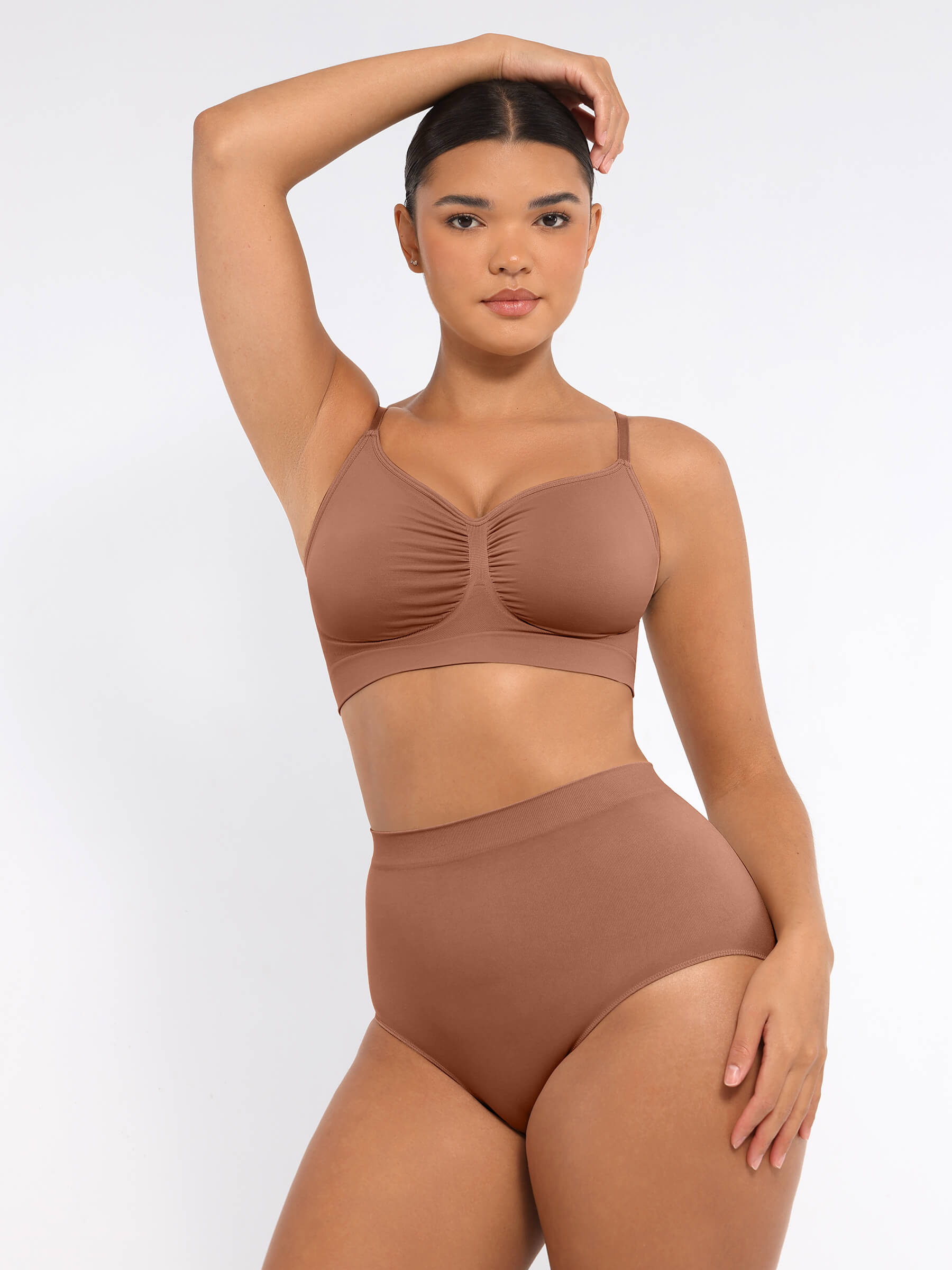 HeyCurve| Wireless Bra & Seamless Tummy Control Brief Set