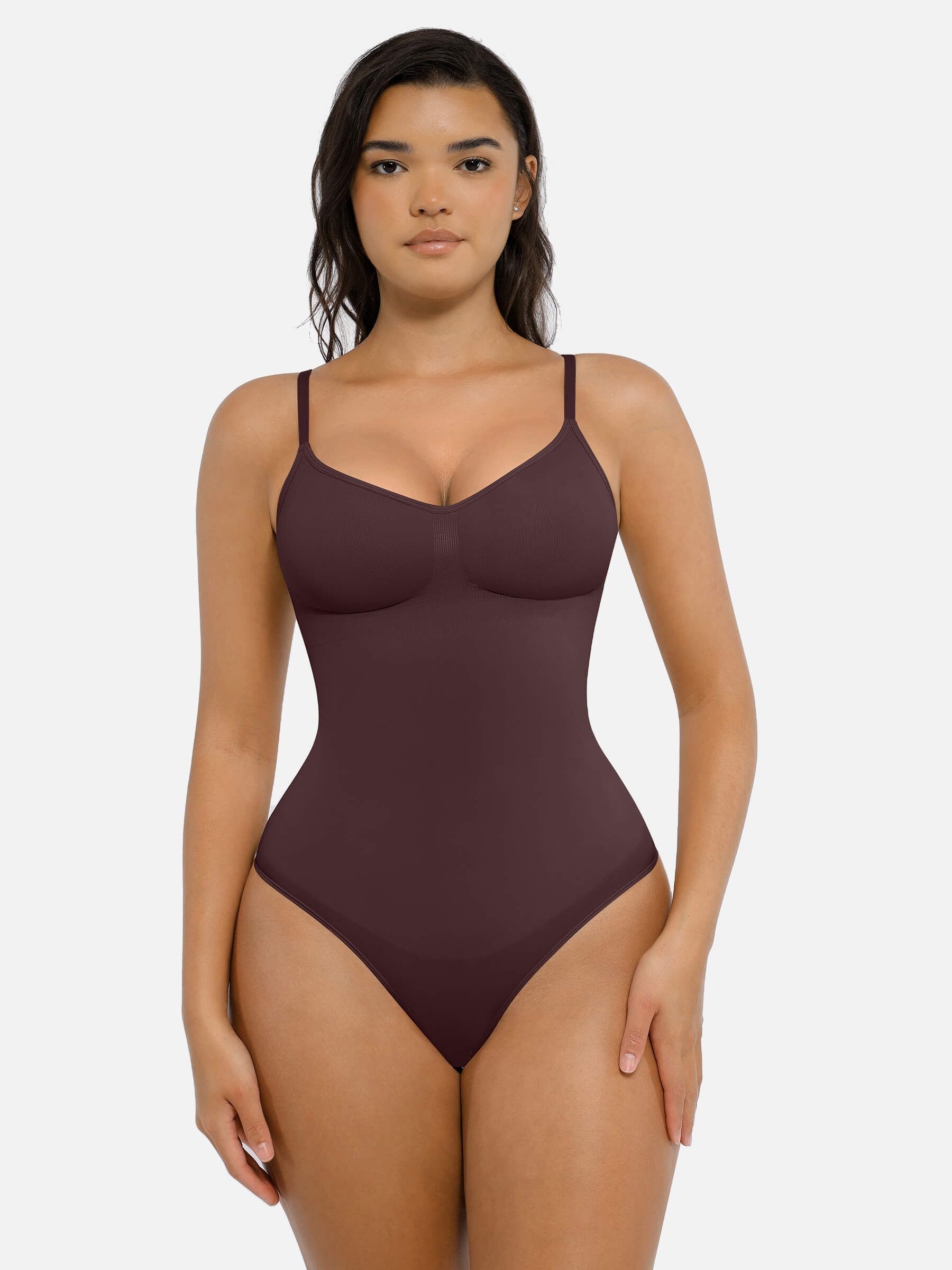 HeyCurve| Tummy Control Seamless Thong Bodysuit