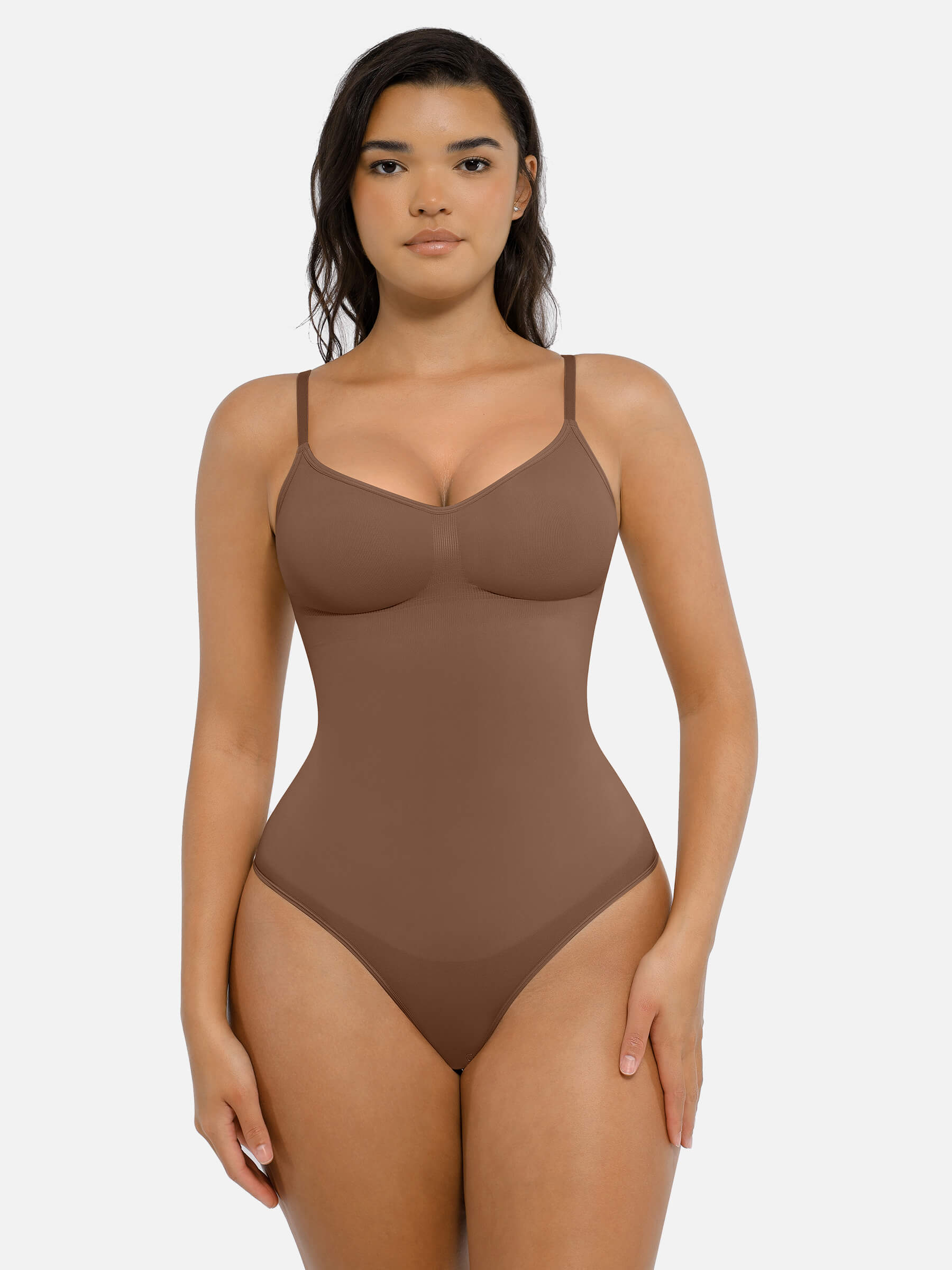 HeyCurve| Tummy Control Seamless Thong Bodysuit