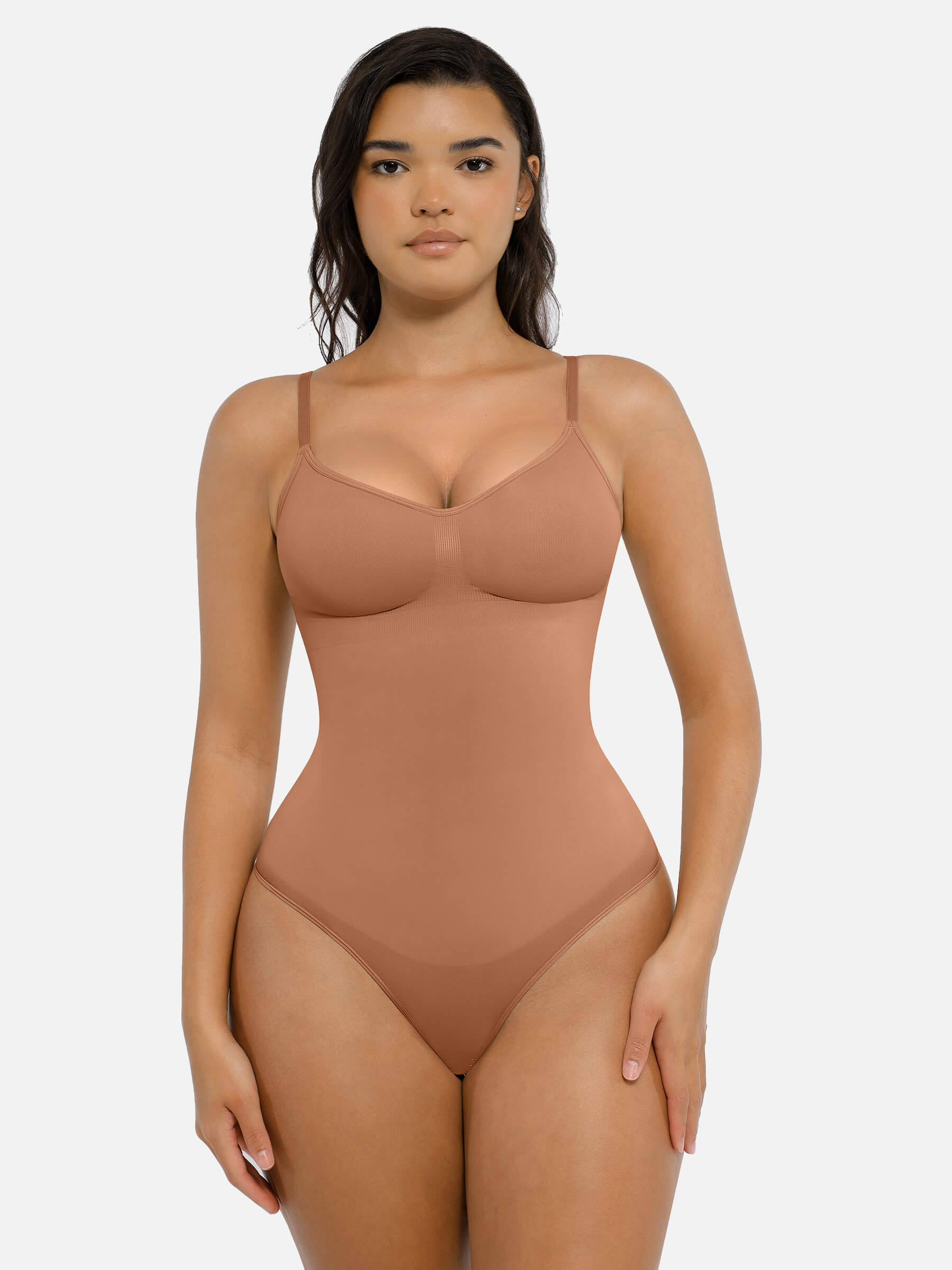 HeyCurve| Tummy Control Seamless Thong Bodysuit