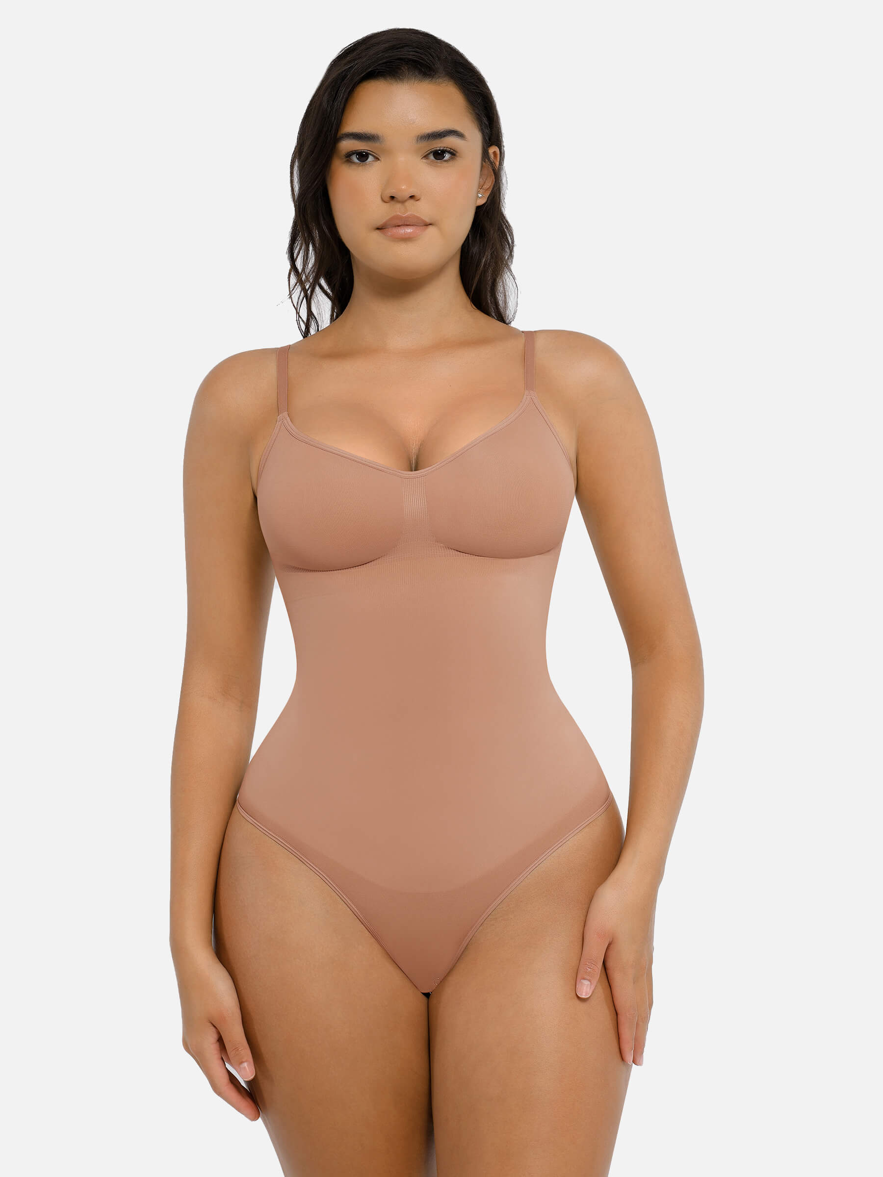 HeyCurve| Tummy Control Seamless Thong Bodysuit