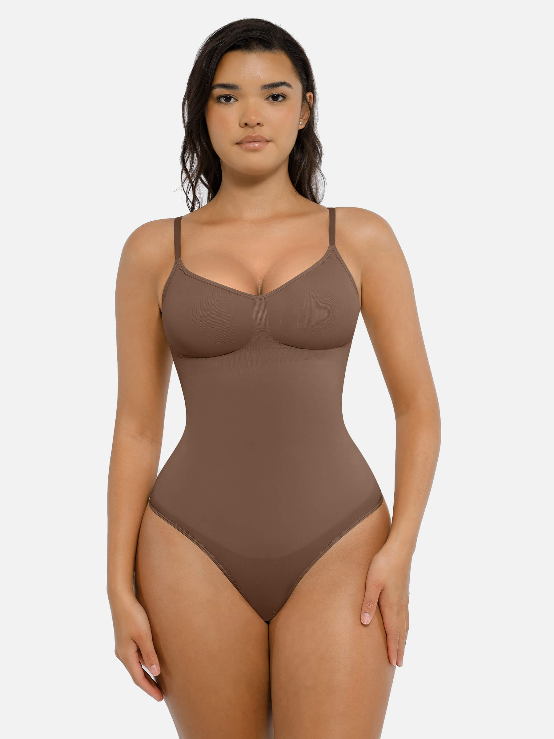 HeyCurve| Tummy Control Seamless Thong Bodysuit