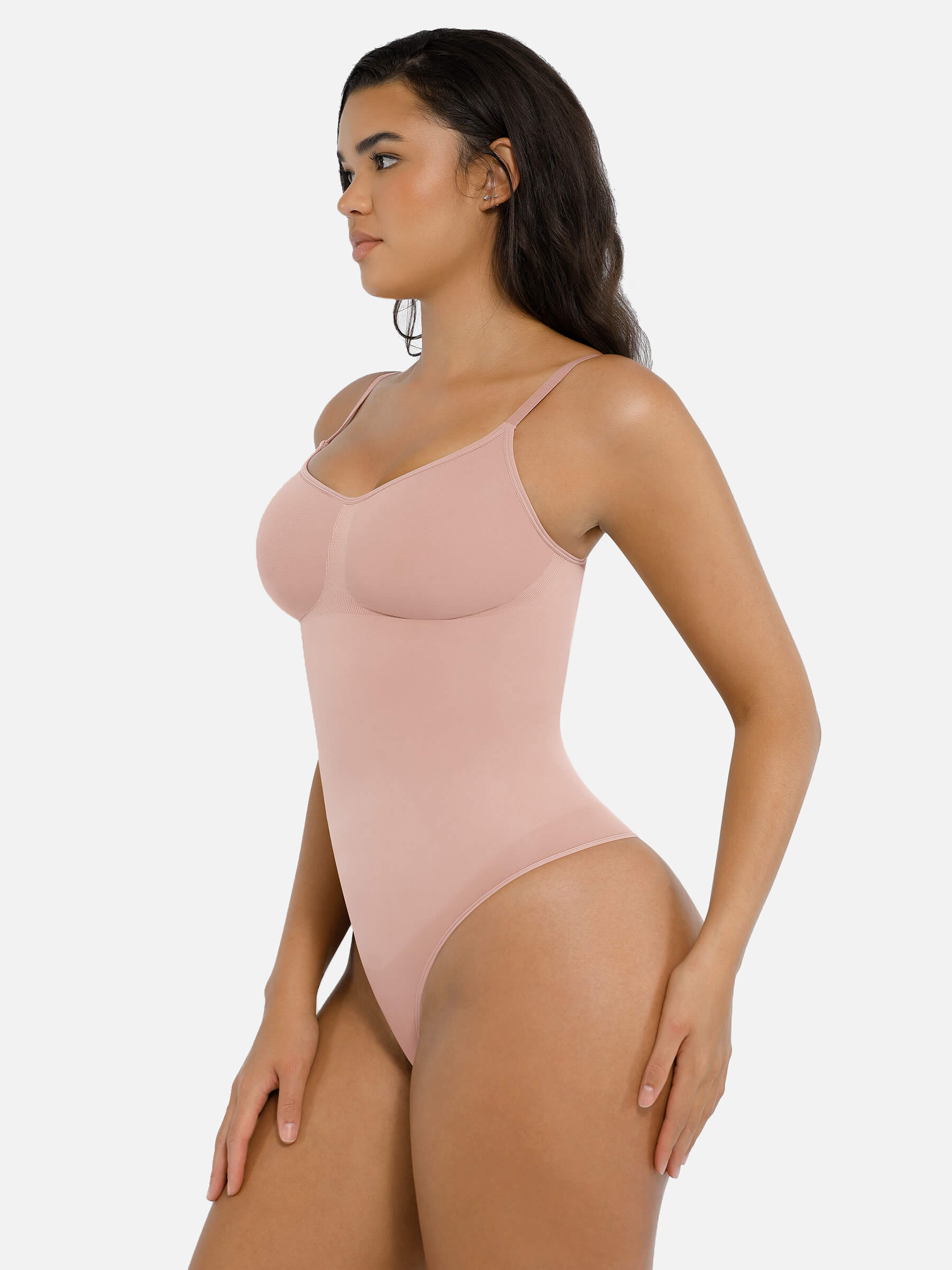 HeyCurve| Tummy Control Seamless Thong Bodysuit