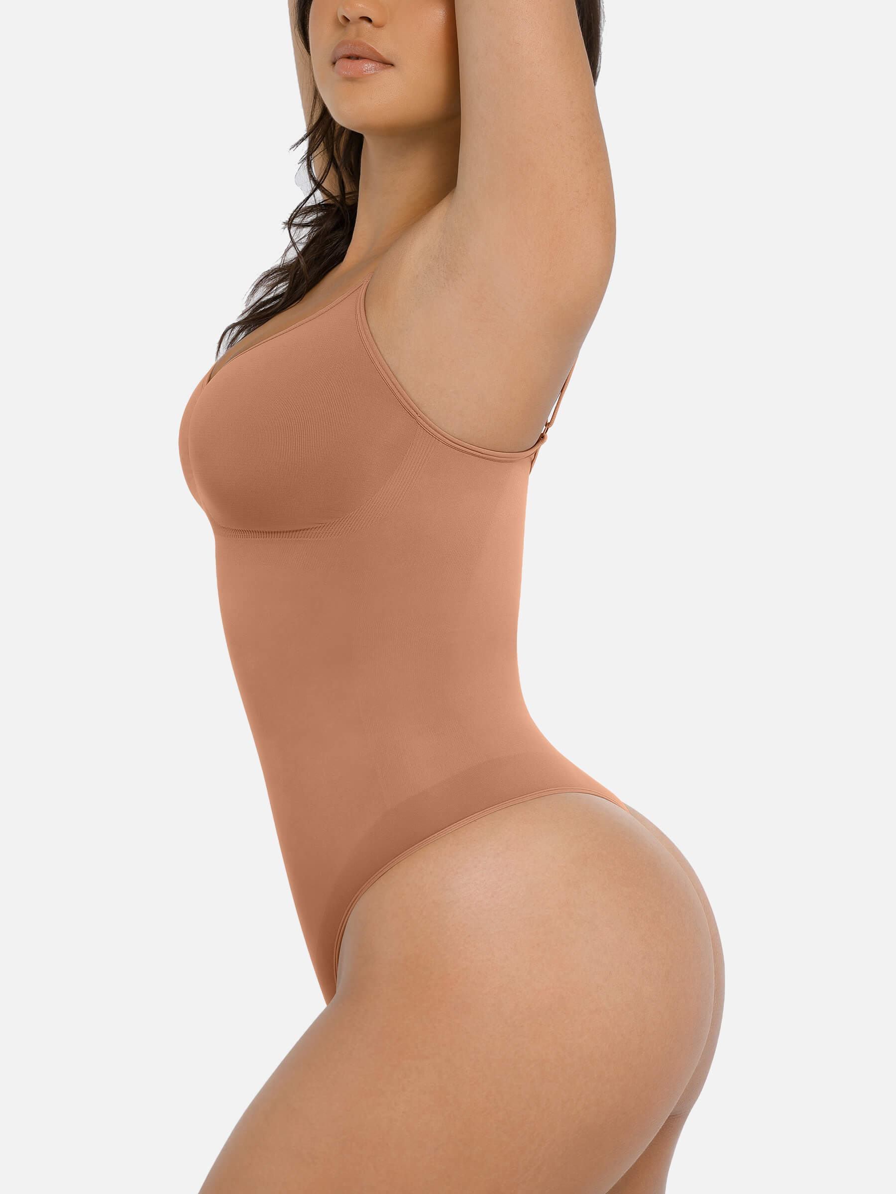 HeyCurve| Tummy Control Seamless Thong Bodysuit