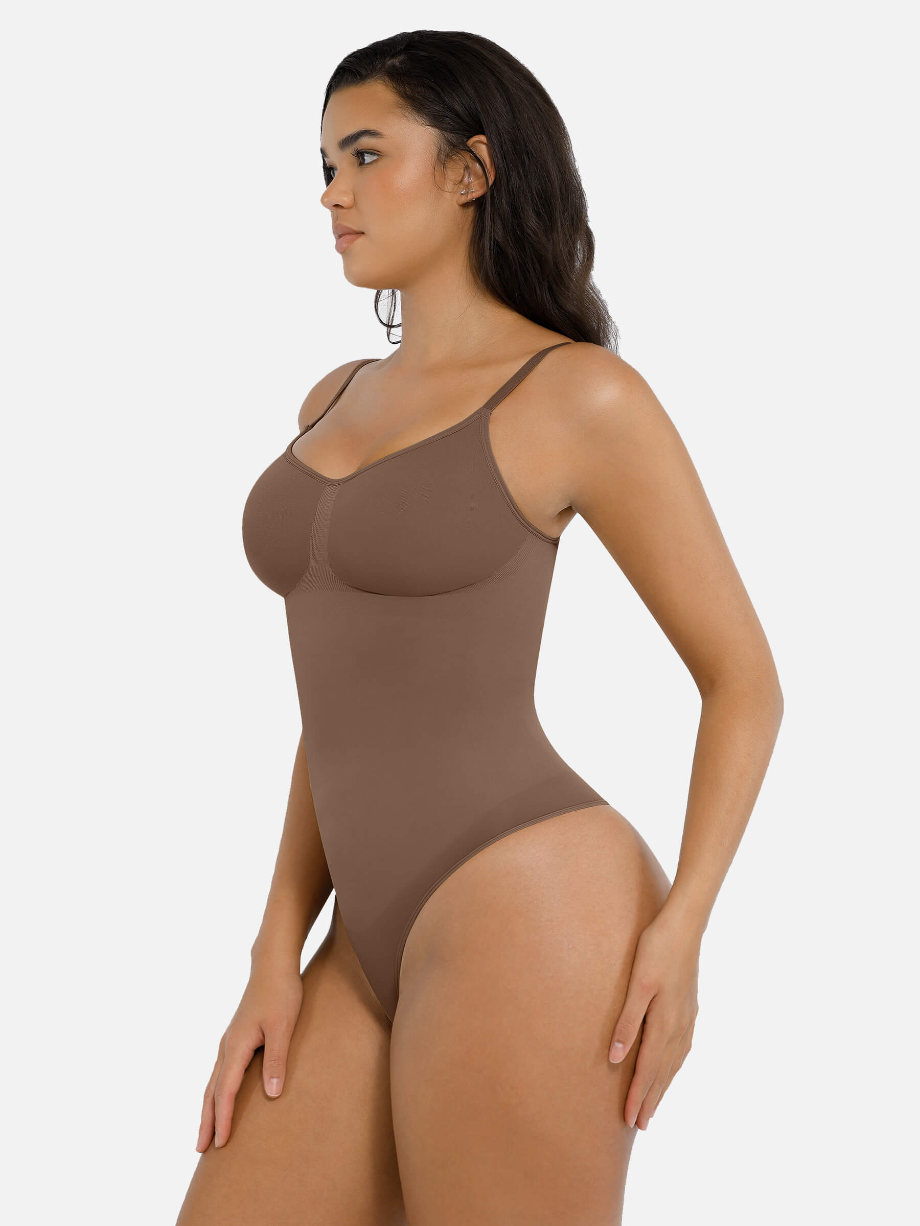 HeyCurve| Tummy Control Seamless Thong Bodysuit