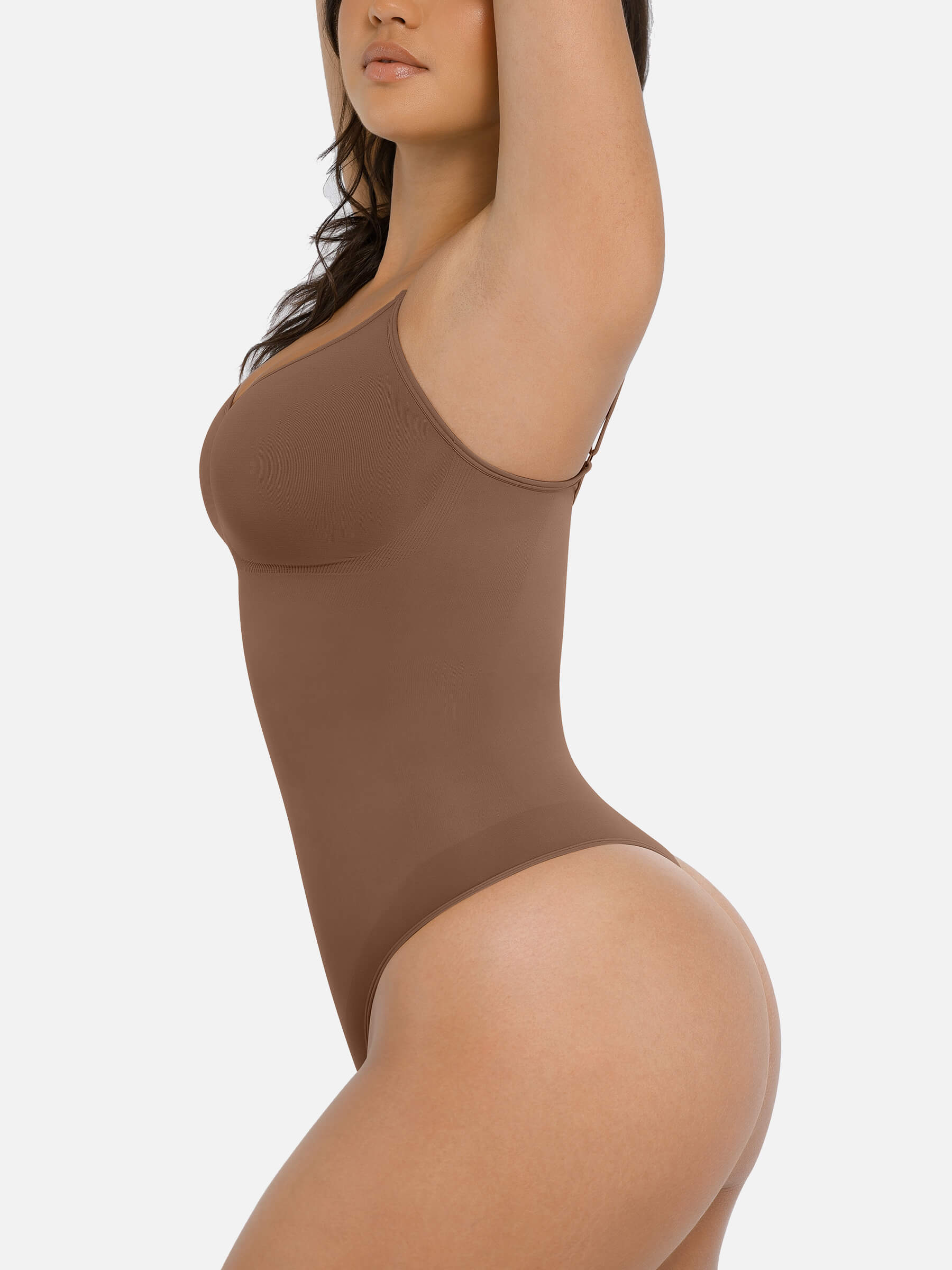 HeyCurve| Tummy Control Seamless Thong Bodysuit