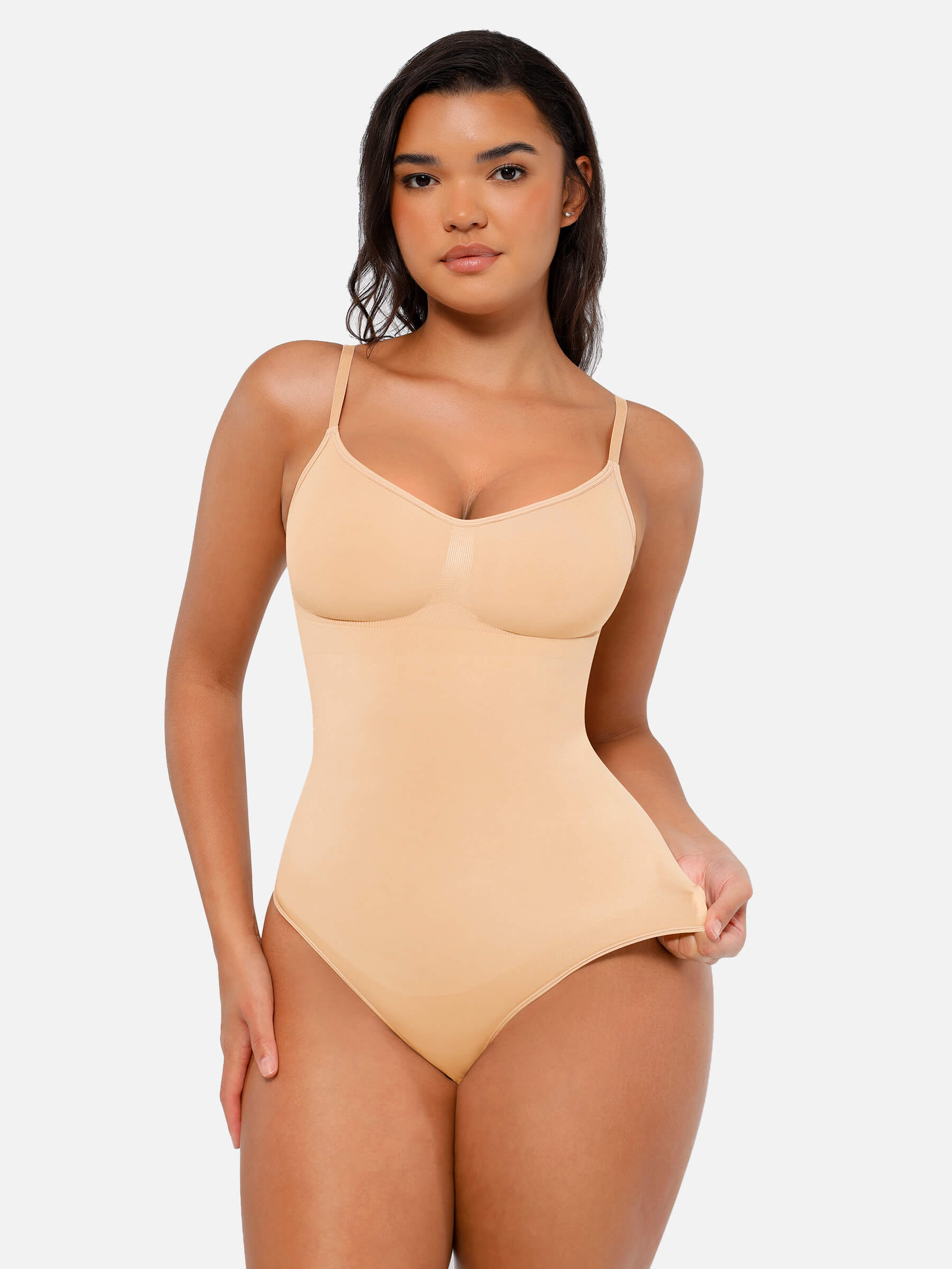 HeyCurve| Tummy Control Seamless Thong Bodysuit