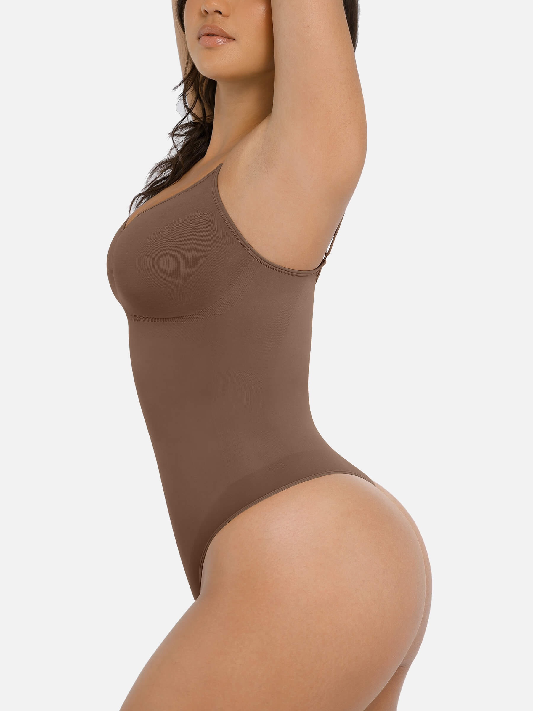 HeyCurve| Tummy Control Seamless Thong Bodysuit
