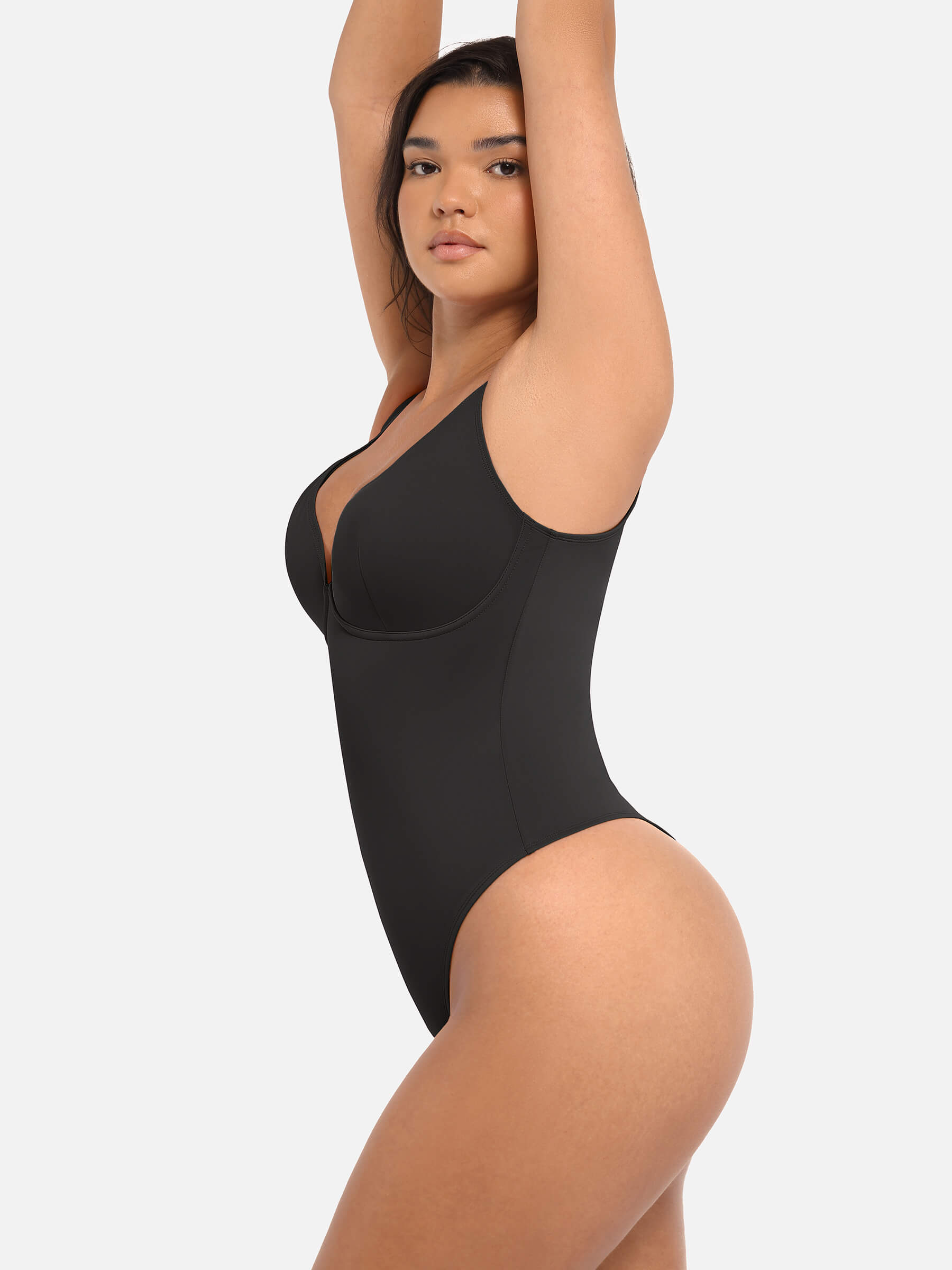 HeyCurve| Deep V Neck Tummy Control Shapewear Bodysuit