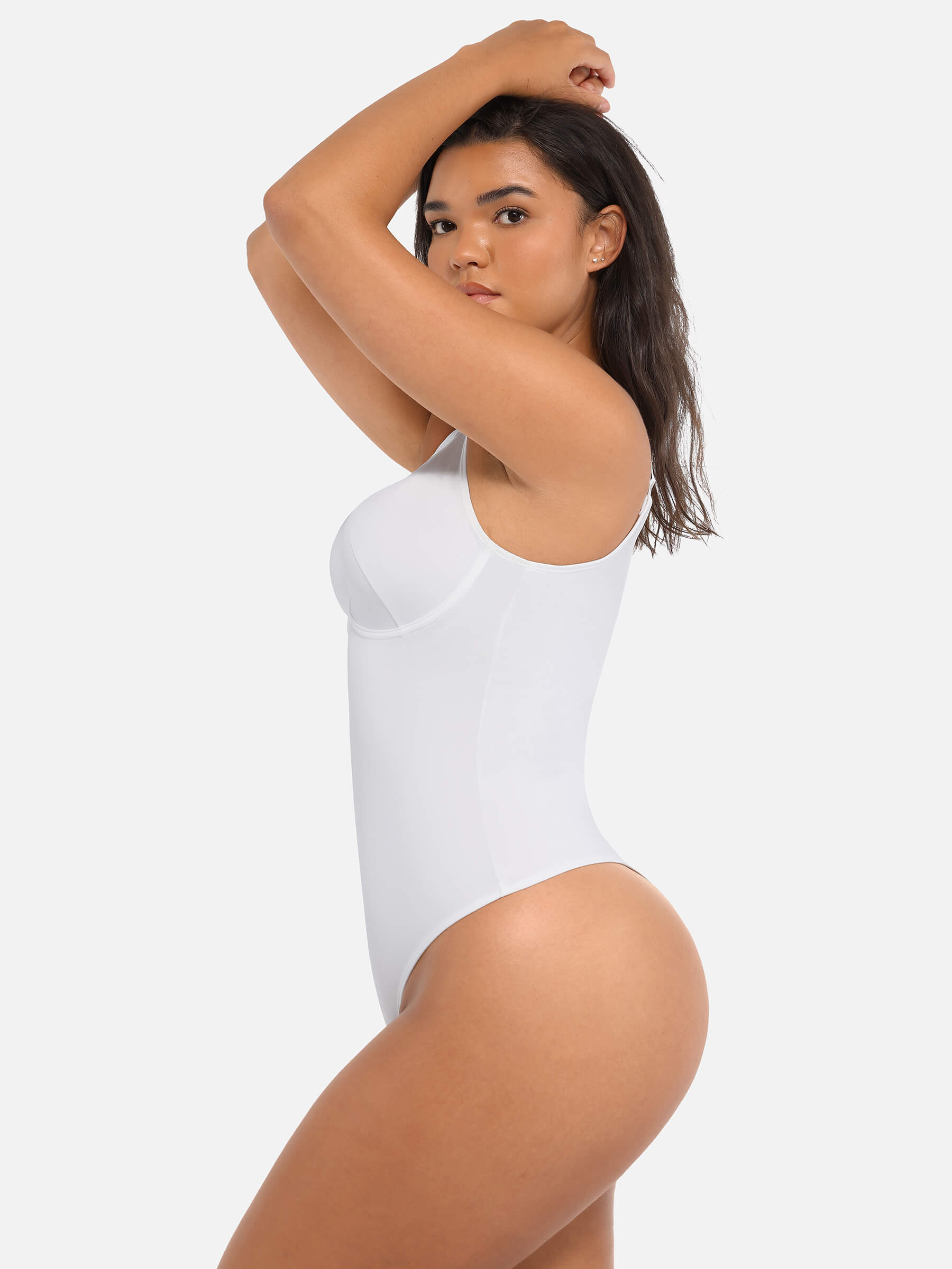 HeyCurve| Deep V Neck Tummy Control Shapewear Bodysuit