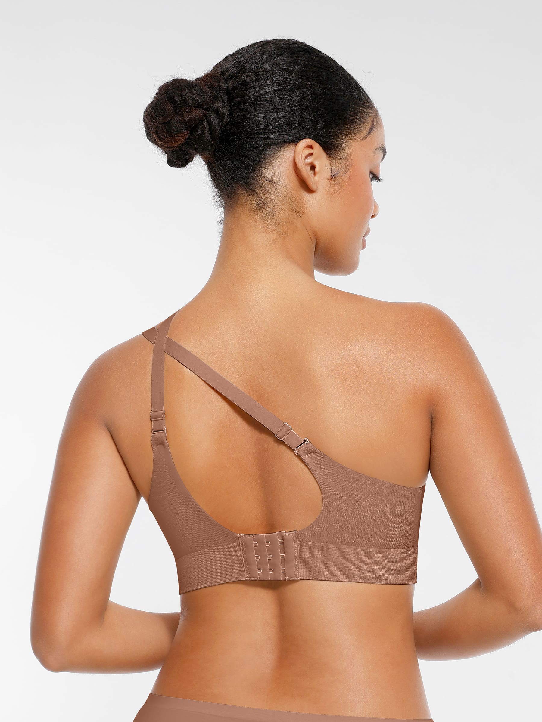 Hej Curve| Trådlös Sömlös Push-Up V-ringad Bh